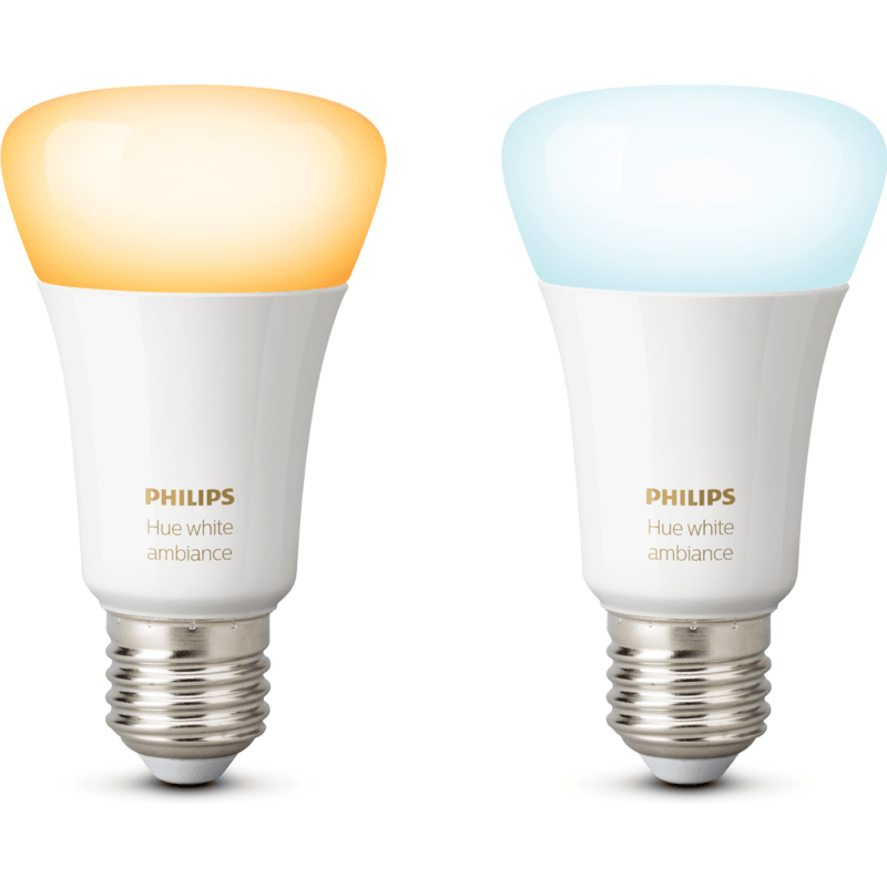 Philips Hue 黃白光 E27 智能燈泡入門套裝 (藍牙版)