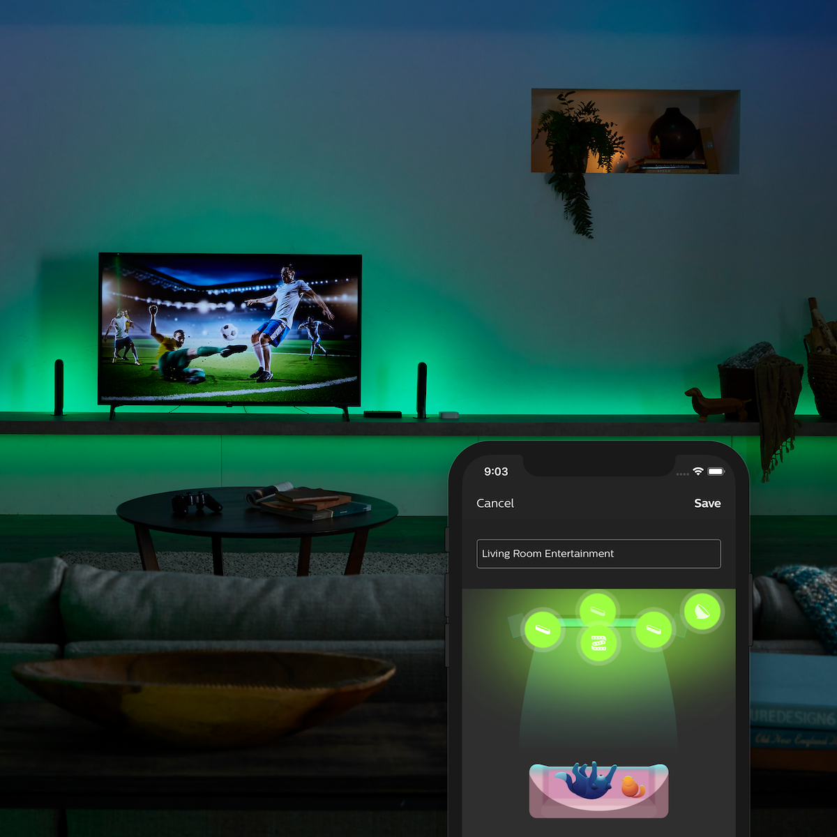 Philips Hue Play HDMI 影音燈光同步器