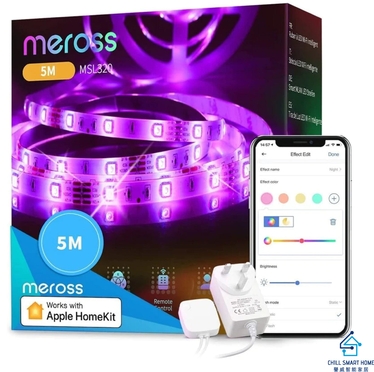 Meross MSL320 5米智能燈帶