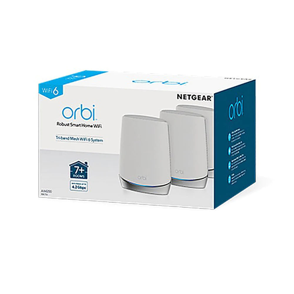NETGEAR Orbi Mesh WiFi 6 專業級三頻路由器 4 件套裝 (RBK754)